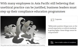 ACCA - Build a culture of compliance