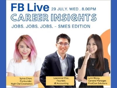 3E Accounting Founder Speaks on Young Ntuc Literally Online Facebook Live