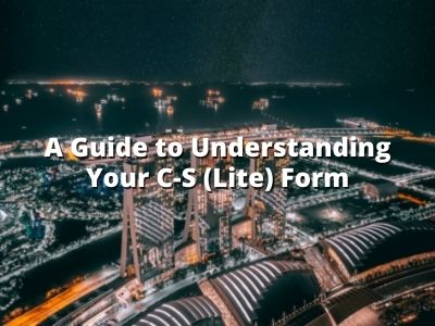 A Guide to Understanding Your C-S (Lite) Form